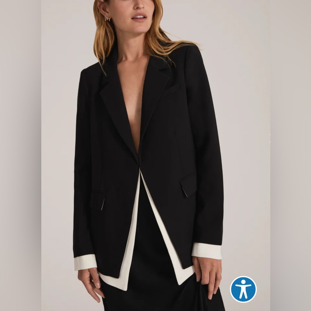 Favorite Daughter Kelly Blazer / Black Multi 
Size XXS  / NWT